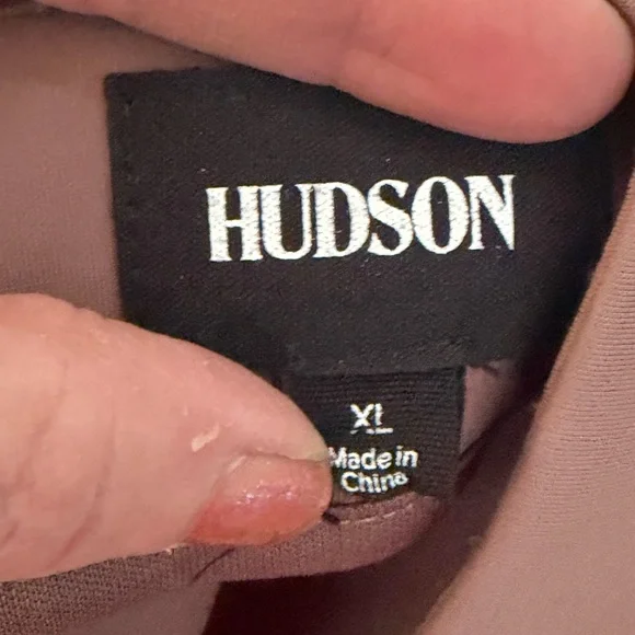 Hudson Jeans seamed Deep Tapue Mini Skirt with sculpting knit nwot - Picture 13 of 16